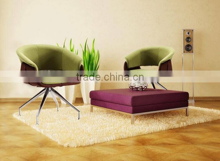 cool green office project custom made modern fashion furniture commercial office meeting chair bank VIP room swivel chairs