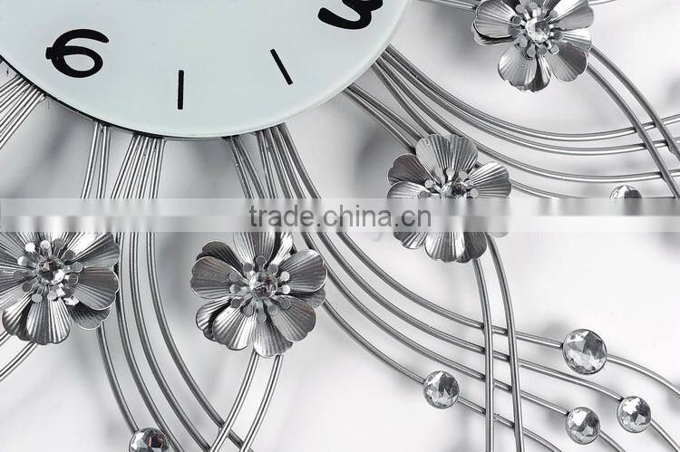 2017 Hot-selling metal decorative digital wall clock China