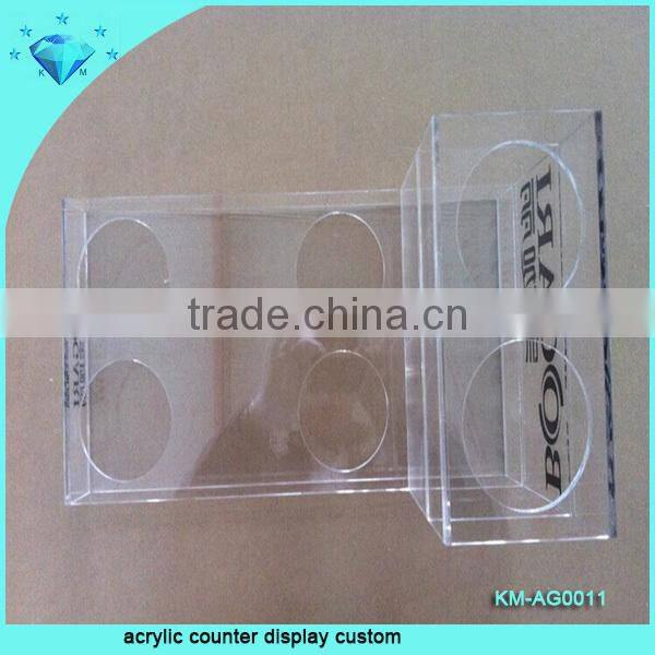 acrylic counter display custom