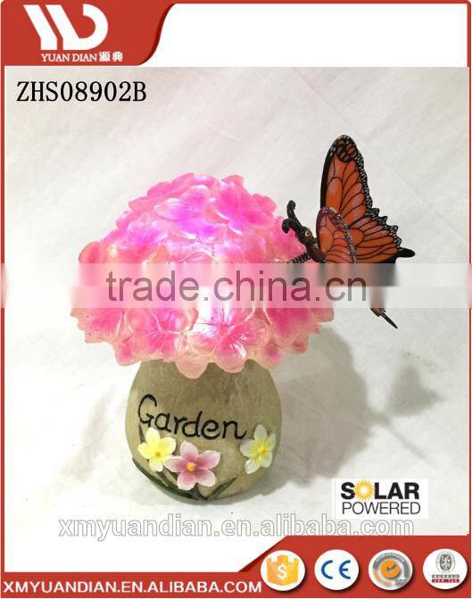 Bulk Products Solar Room Light New Garden Resin Solar Light Outdoor Wall