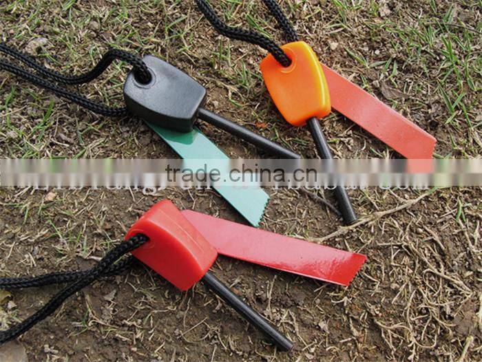 Outdoor Emergency Survival Fi Portable Magnesium Flint Stone