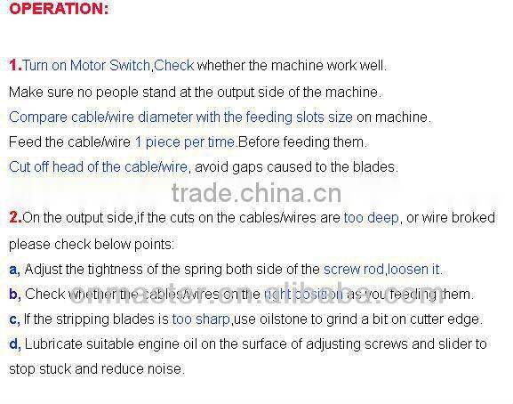 Pneumatic wire stripping machine(AMWS-40)