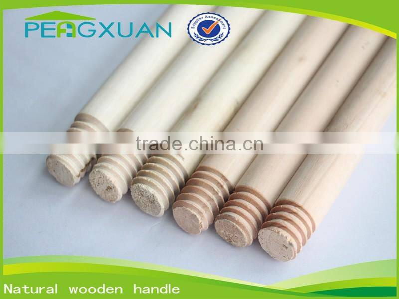 natural wooden shovel handle taper end