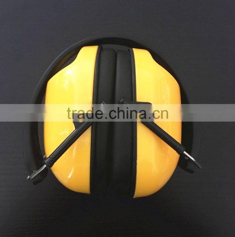 CE EN 352-1 certificate Foldable Earmuffs , Noise Reduction Safety Ear muff