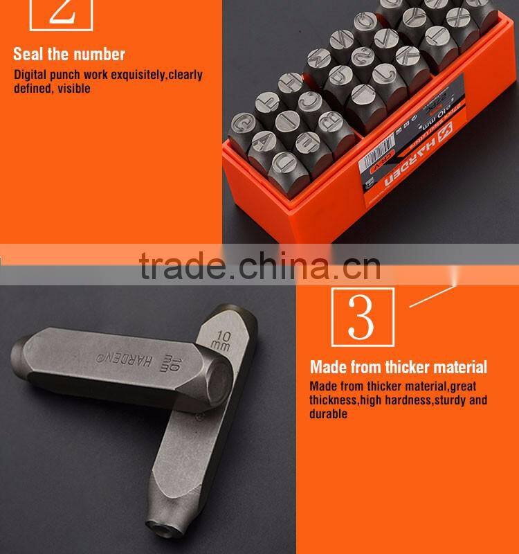 Professional 8mm 27PCS Steel Letters