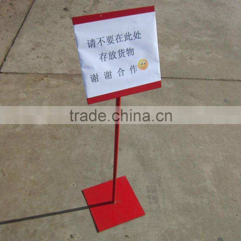 outdoor display rack metal sign board for guide or advertising