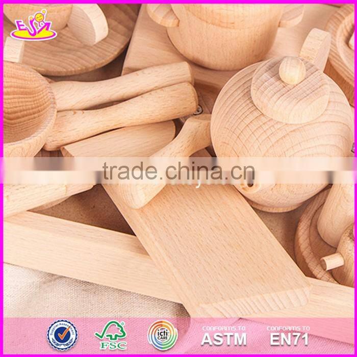 2017 New design best natural wooden kitchen playsets for kids online W10B189