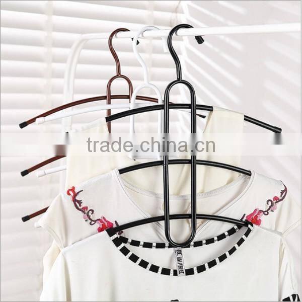 custom wholesale plastic hanger/custom 3 layer cheap plastic hanger/cheap plastic hanger for cloth manufacturer