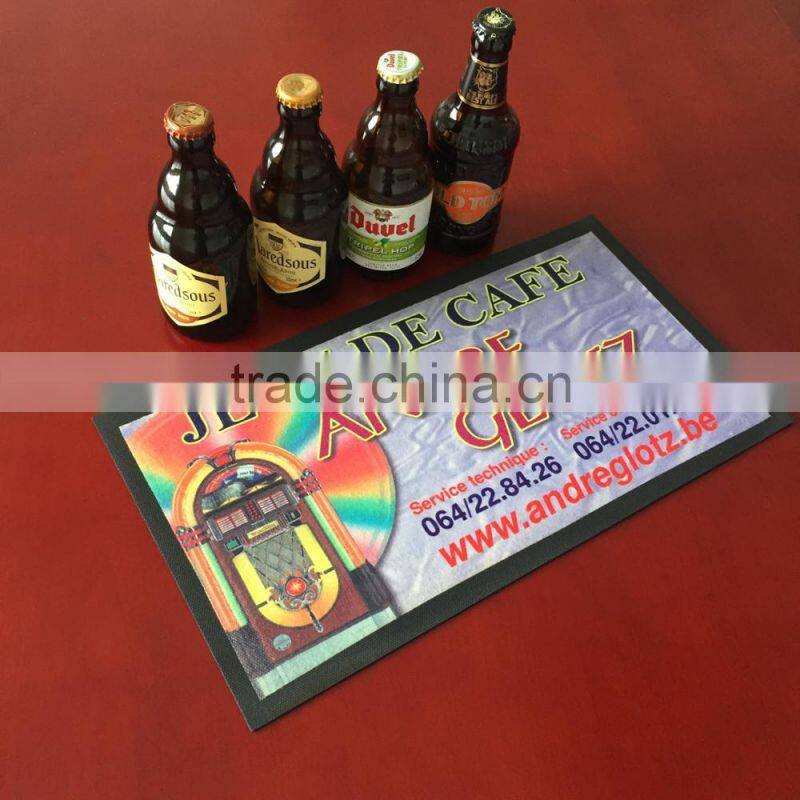 high quality non woven OEM soft rubber bar mat