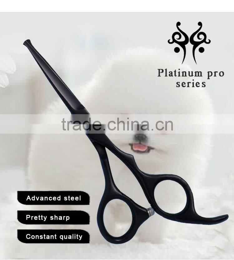 CS-50BB 5inch round tip ergonomic handle dog grooming scissors