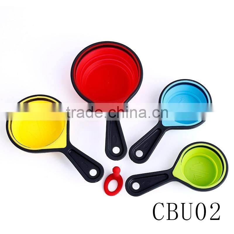 High quality silicone measure tools kitchen measuring cups