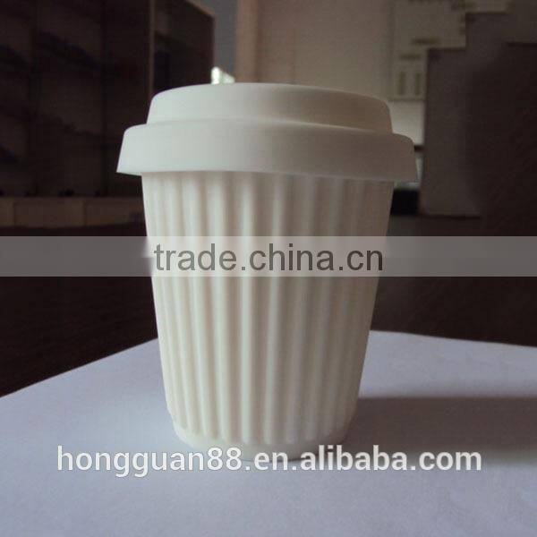 Unbreakable succinct design silicone coffee cup