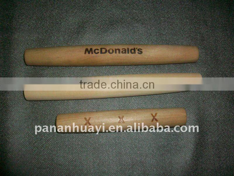 Korea Style Natural Wood stick Toys with Laser and buttons