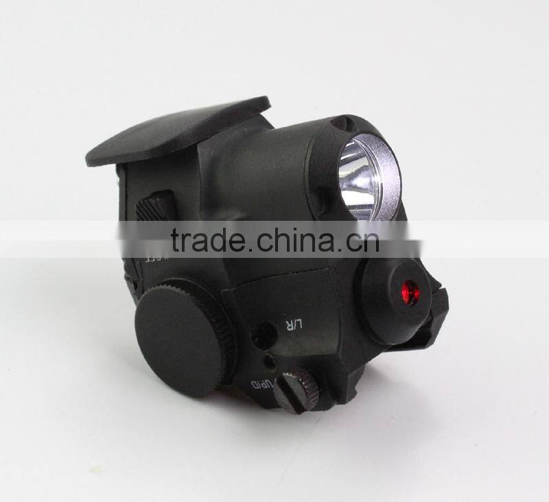 Super compact tactical subzero working red laser sight with 180 lumens CREE Q5 led flashlight