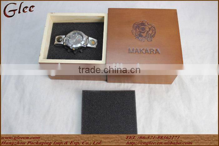 Customized Wood Watch Box with Sponge for Men Watch