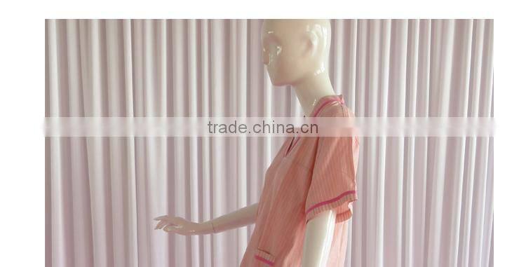 Pink/Blue Korean Style Sweat Steaming Clothes Striped Pajamas Unisex Tracksuit Plus Size Pajamas For Spa