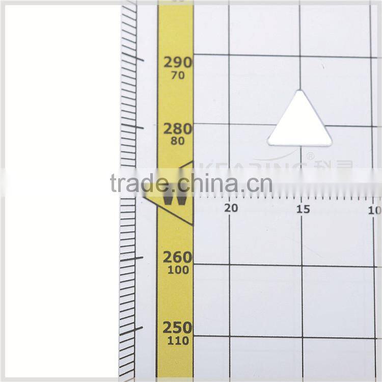 Transponder codes Square protractor Set,measure a distance Square Set, Black color printing#KPP-6