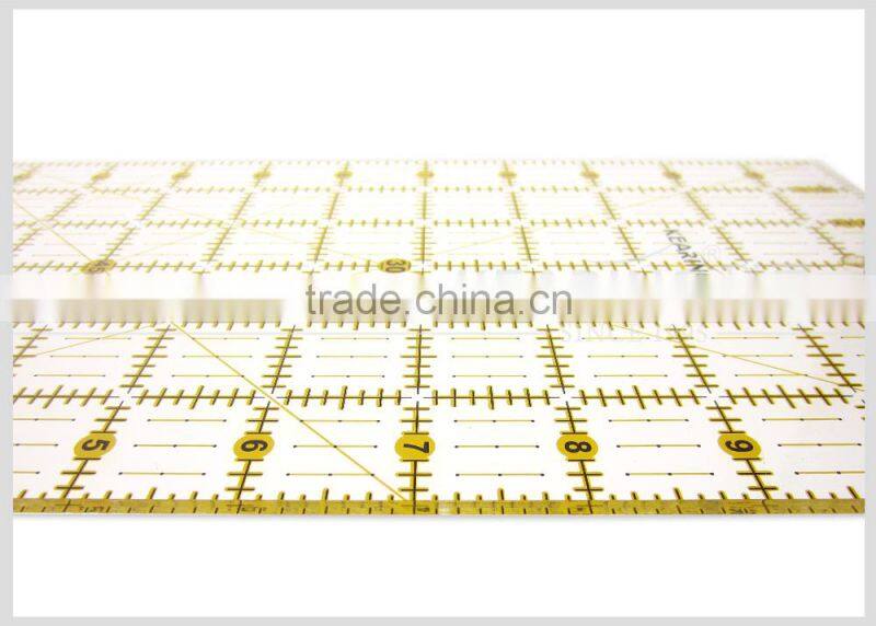Kearing Easy Cutting Acrylic Patchwork Quilting Rulers 12 '' * 6 '' for Fashion Design#KPR1206