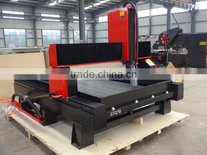 hot sale 1200 * 1800 mm table area cnc router engraving machine for stone