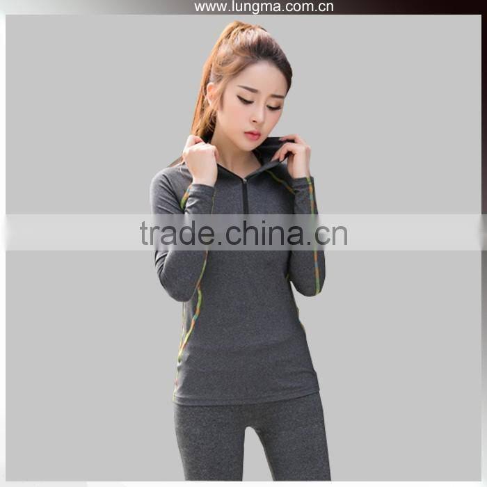 Latest Thermal Moisture Wicking Compression Gear Long Pants, 4 Needle 6 Thread Flatlock Sewing Rash guard T Shirts