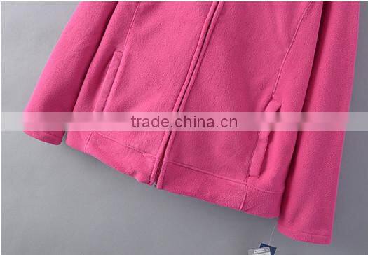2016 Professional Polar Fleece Manufacturer From JIangxi Province,100% polyester,DTY 150D/96F 280g polar fleece women coat 2015