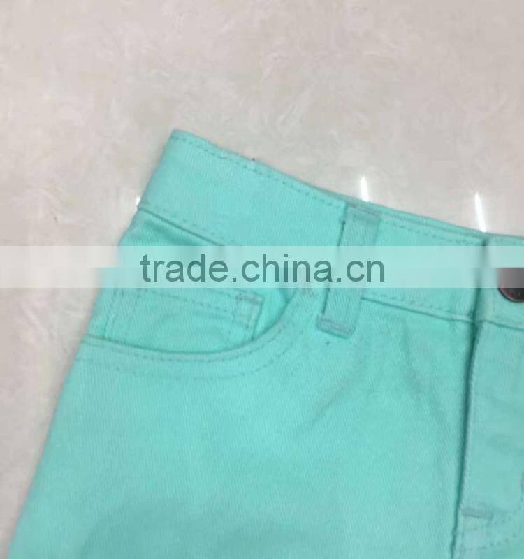 Clothing inventory branded girls stretch casual shorts