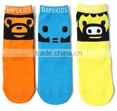 Hot sale lovely children cartoon socks cartoon tube socks