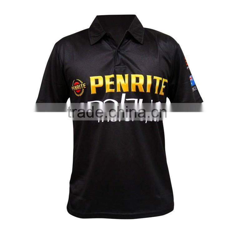 Make your own design custom dry fit fabric polo shirt