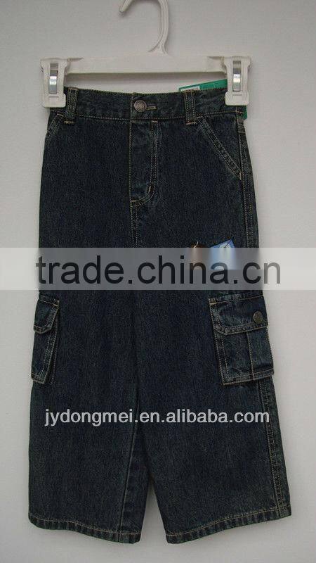 100%cotton new fashion Kids trousers boys short denim with pockets