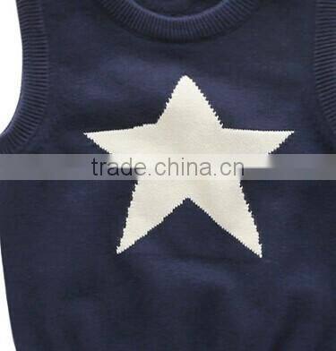 children star jacquard pattern korean cartoon style sweater