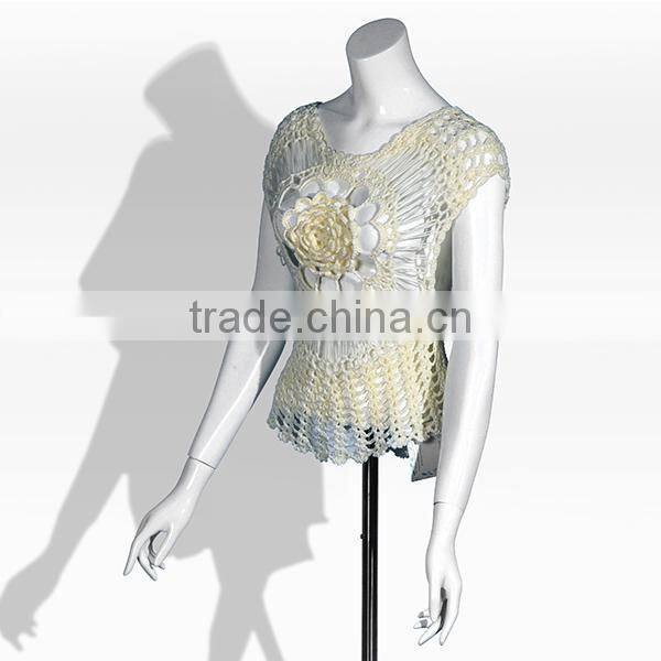 2015 new promotional women summer knit fashion top