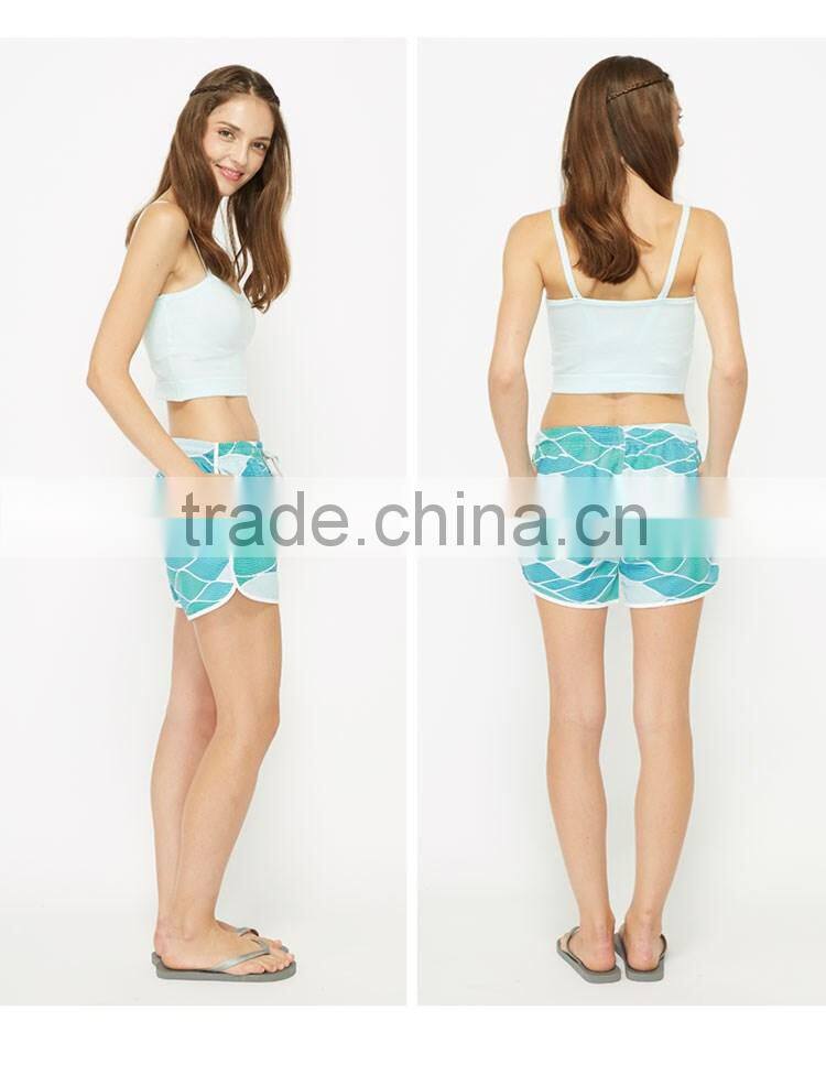 Loose Fit Ready made Ladies Beach Wear Quick Dry Women Sport Wear