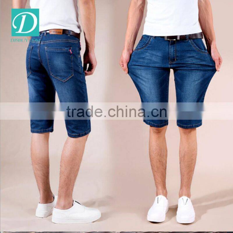 2016 cotton shorts men new short jeans with good elasticity