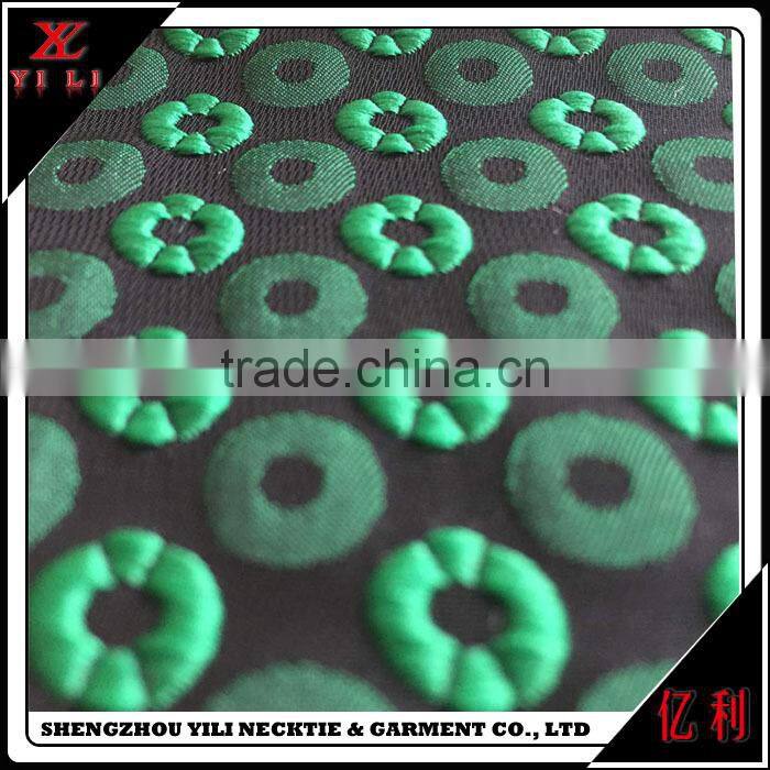 Dress high density polyester jacquard fabric