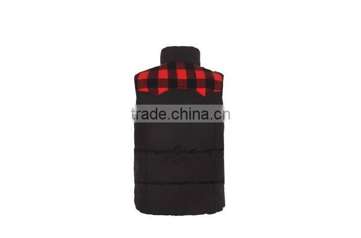 Wholesale high grade new style cheapest men women black down vest