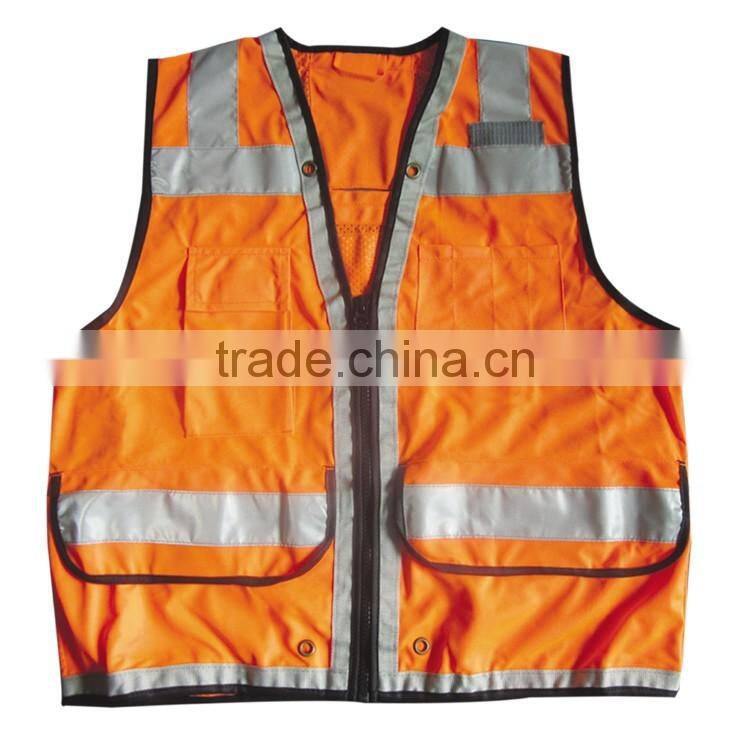ANSI107 high visibility suspenders sleeveless uniform life vest