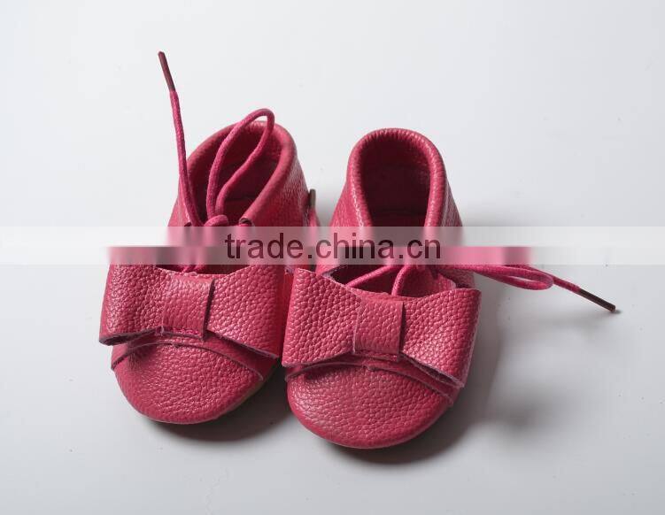 Lace fix leather baby moccasins, baby moccasins with lace