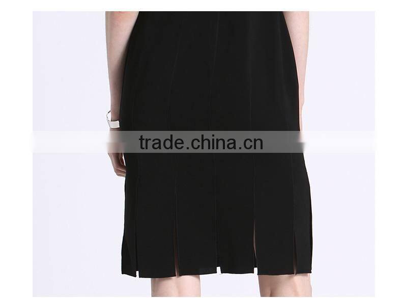 Factory customized Unique One Shoulder Sexy High Grade Lace Stitching Elegant Fringed Design Pertty Party Dress