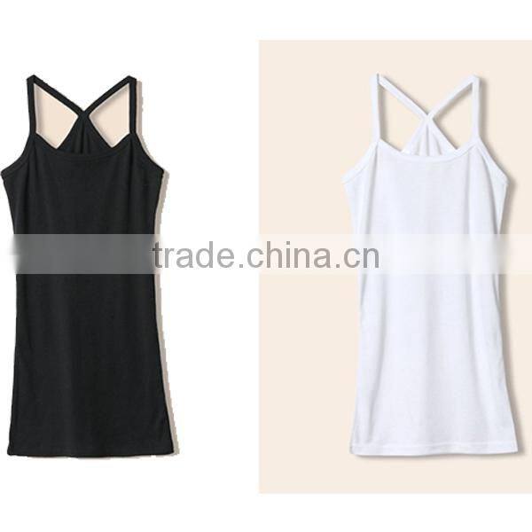 Girls Sleeveless Elegant Ladies Fitness Crop Tank Tops