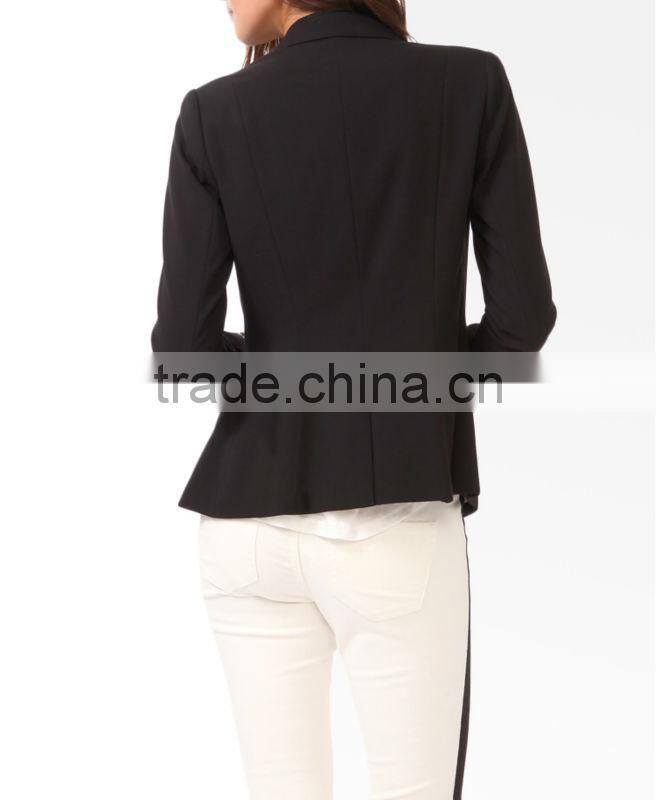 Squared Hem Blazer