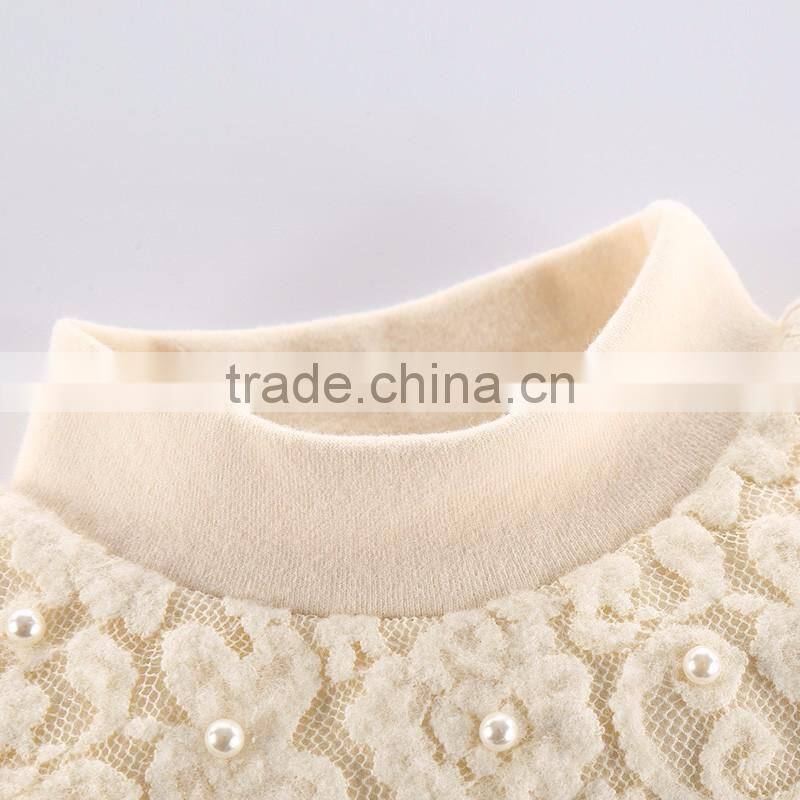 Warm High Collar Long-Sleeved New Beautiful Girls Pullovers