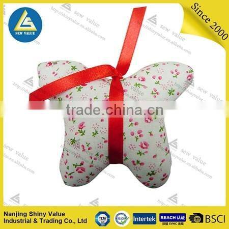 decorative Small floral butterfly sewingneedle cushions as promotional gift