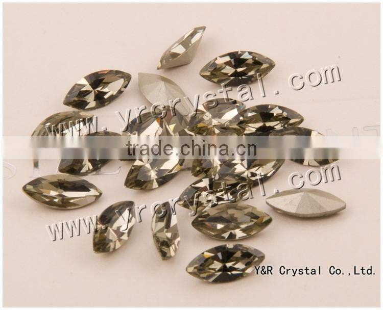 black diamond crystal fancy stone for evening bag