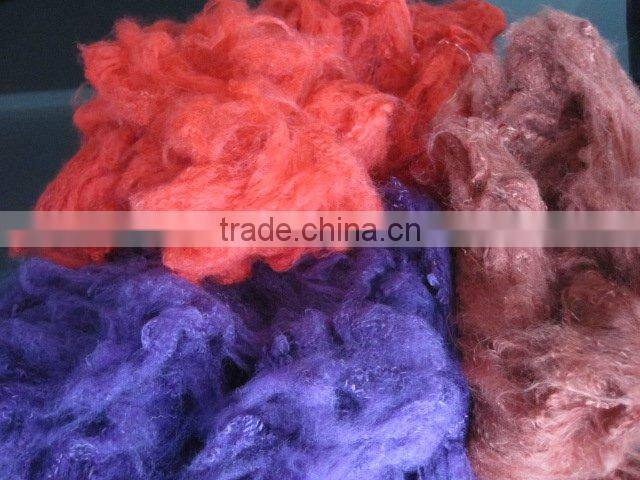100% color recycled polyester staple fiber