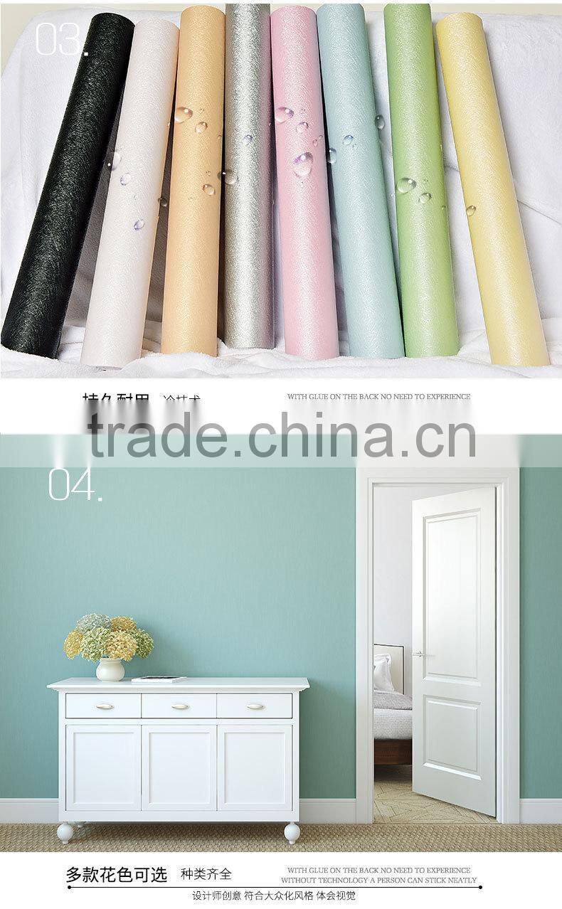 modern bedroom warm PVC 3D waterproof wall decoration paper