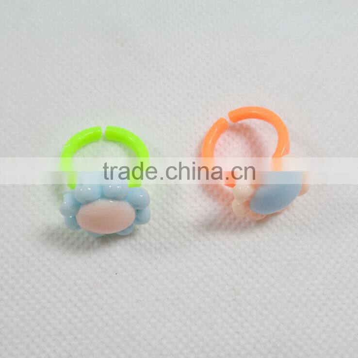 Fashion Plastic Bracelet Ring Set Jewelry Set for Kids-Bracelet+ Ring Set for Children's Day and Girls