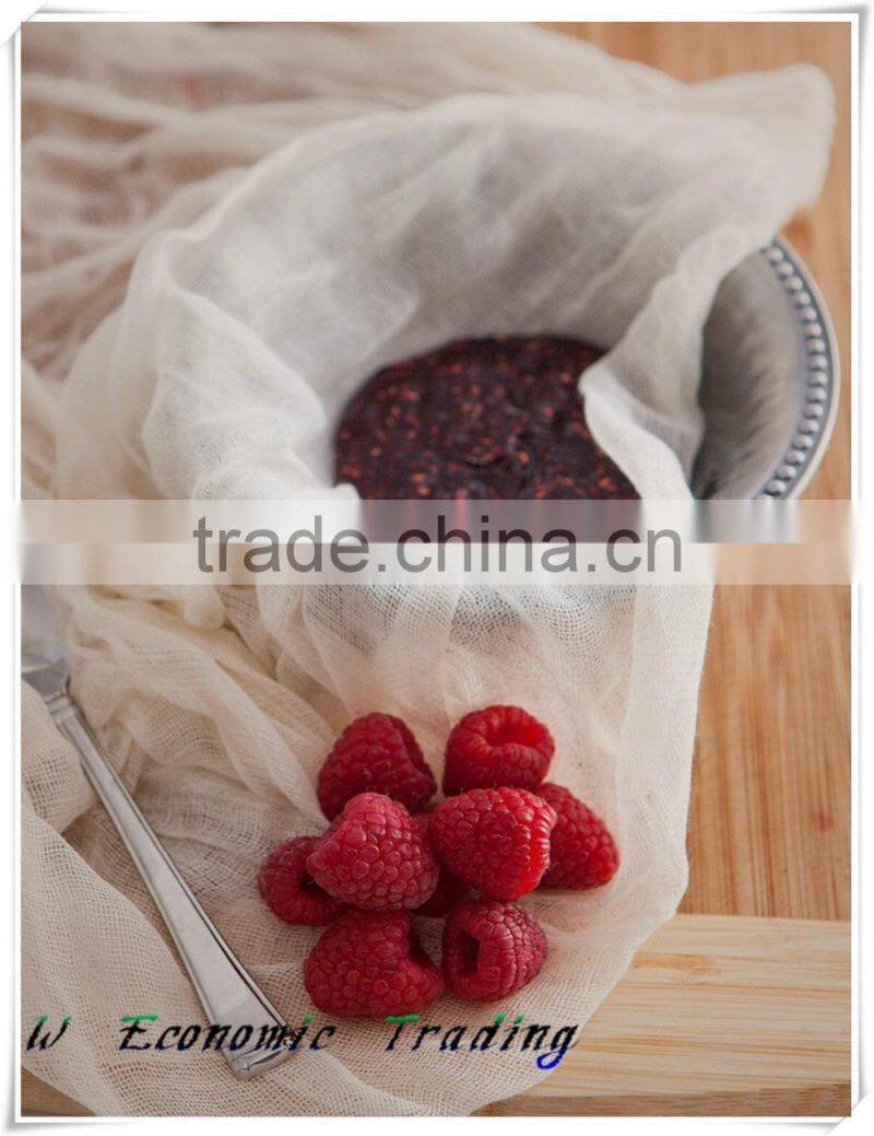 100% cotton Natural cheesecloth fabric Kitchen cleaning cloth Grade A cheese