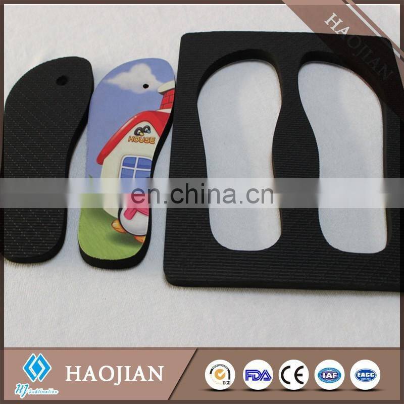 Sublimation cheap mens and womens rubber beach slippers, printable slippers