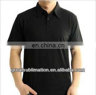 Pure color Man T-shirt with collar