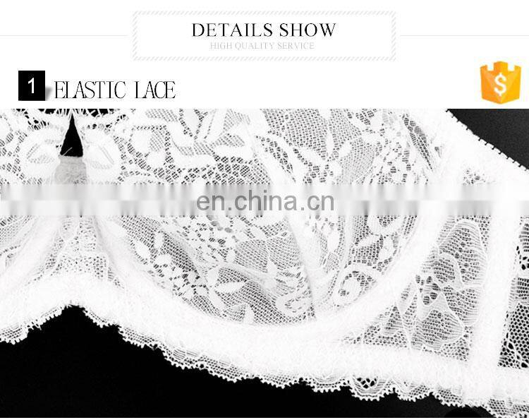 Fitness Full Transparent Sexy Design Girls Lace Bra Bralette